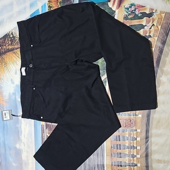 Hickey Freeman Black Pants Size‎ 42x29 NWT - Picture 2 of 5